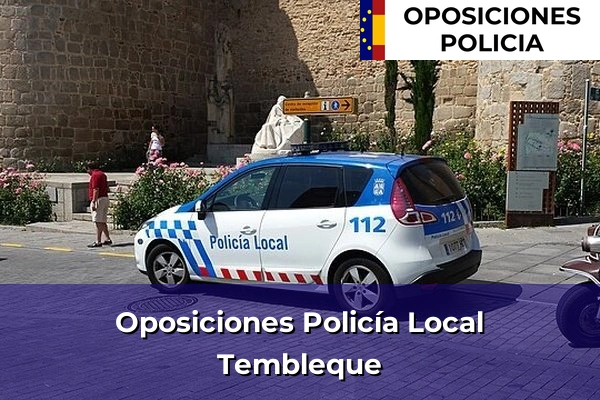 Oposiciones Policía Local en Tembleque